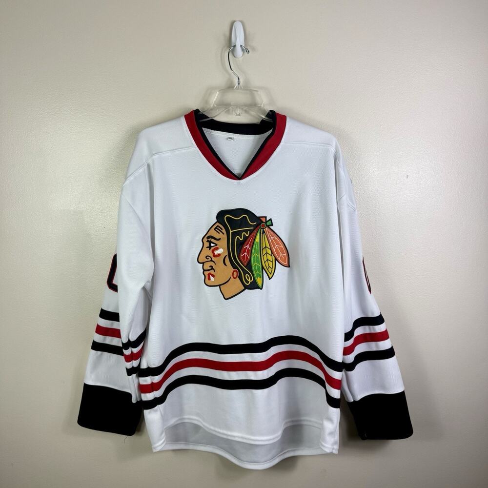 Chicago Blackhawks Clark Griswold Christmas Vacation #00 Hockey Jersey Size 3XL